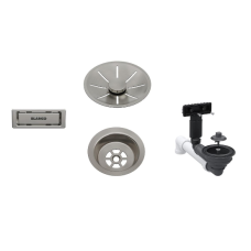 Priedai BLANCO Waste fitting set 1x3,5'' InFino Satin Platinum