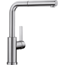 Maišytuvas BLANCO LANORA-S-F RH Brushed Stainless steel HD