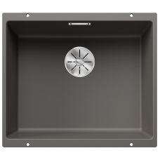 Plautuvė BLANCO SUBLINE 500-U SILG Volcano grey InFino O.AF 