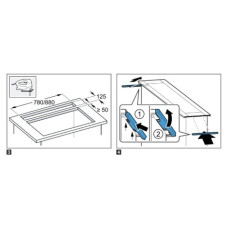 Gaggenau Montavimo priedas AA200900