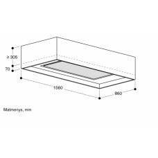 Lubose montuojamas gartraukis Gaggenau  AC250121