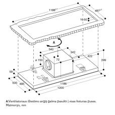 Lubose montuojamas gartraukis Gaggenau  AC250121