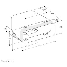 Gaggenau priedas AD854032