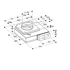 Gaggenau 400 series, Nuotolinės ventiliacijos įrenginys AR403122