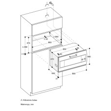 GAGGENAU Kompaktinė plati orkaitė EB333111
