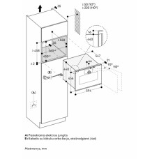 Gaggenau kompaktinė orkaitė su mikrobangų funkcija GM250130