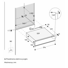 Gaggenau pašildymo stalčius GW251100