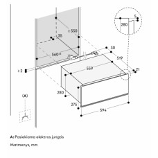 Gaggenau pašildymo stalčius GW252100