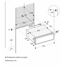 Gaggenau pašildymo stalčius GW453120