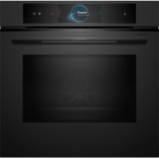 BOSCH Matinė Orkaitė su papildomų garų ir mikrobangų funkcijomis HNG978NM1