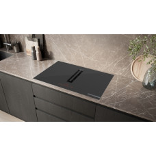 BOSCH Matinė kaitlentė su integruojamu gartraukiu (80cm) PVQ89BH26E BOSCH Matinė kaitlentė su integruojamu gartraukiu (80cm) PVQ89BH26E