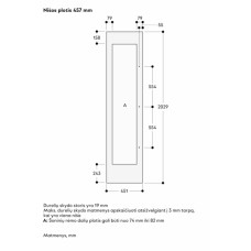 Gaggenau Vario cooling Expressive serija, Durelių skydelis RVA421122R
