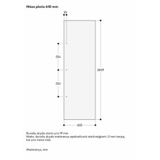 Gaggenau Vario cooling Expressive serija, Durelių skydelis, 202.9 x 60.3 cm  RVA421620