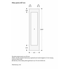 Gaggenau Vario cooling Expressive serija, Durelių skydelis RVA428122