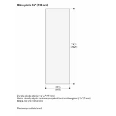 Gaggenau Vario cooling Expressive serija, Durelių skydelis, 202.9 x 60.3 cm RVA428620
