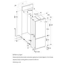 Šaldytuvas Gaggenau RVB497190 Šaldytuvas Gaggenau RVB497190