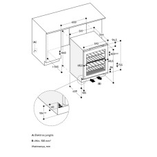 Gaggenau įmontuojamas vyno šaldytuvas RW204070