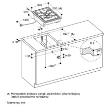 Gaggenau dujinė kaitlentė VG415215