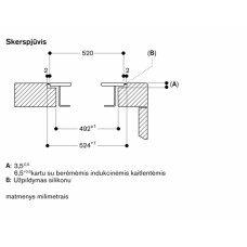 Gaggenau dujinė kaitlentė VG491215