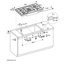 Gaggenau dujinė kaitlentė VG491215