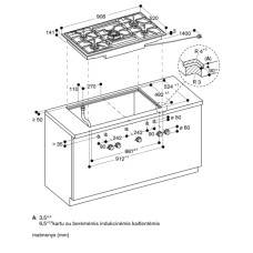 Gaggenau dujinė kaitlentė VG491215